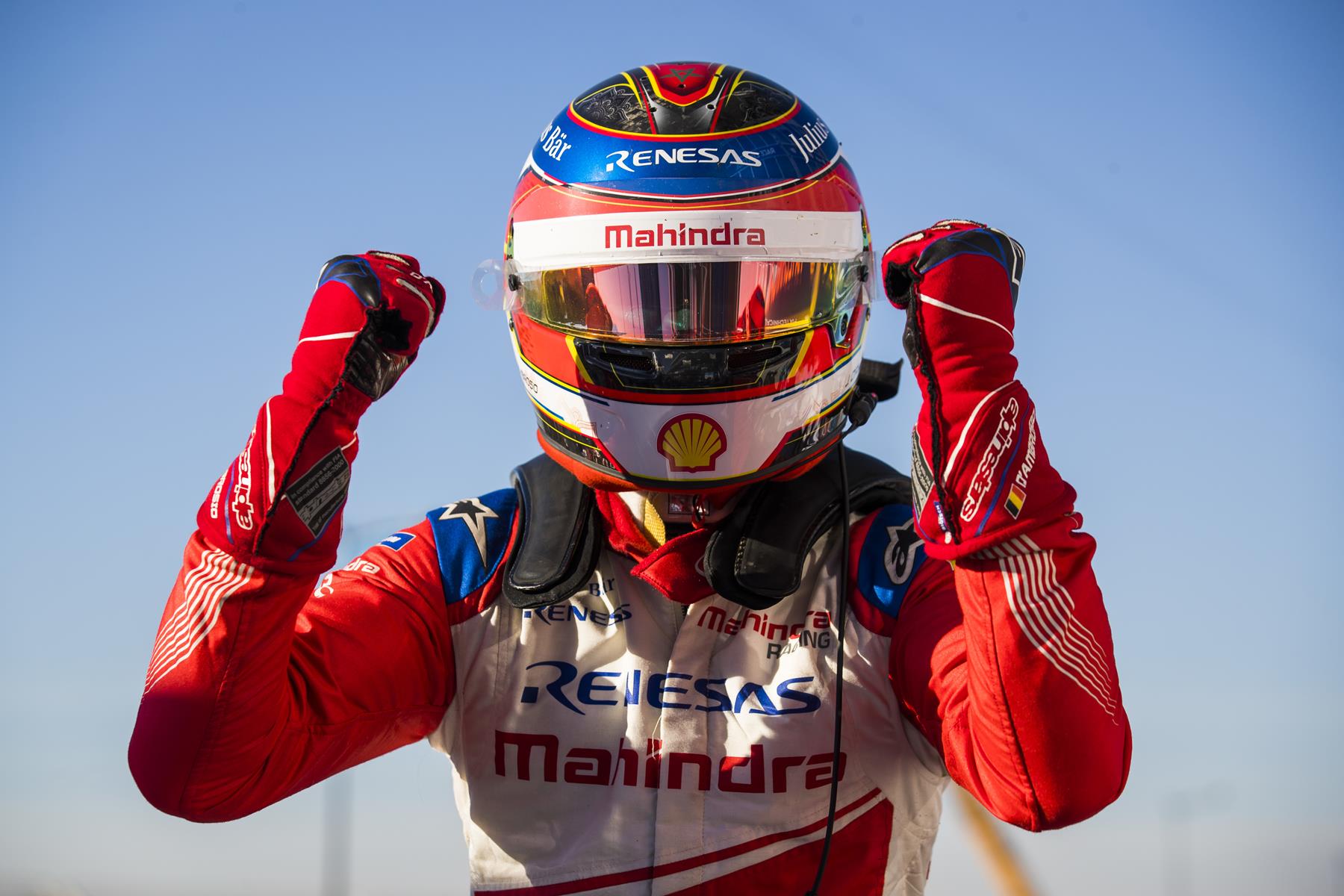Jerome-d'Ambrosio-helmet-cheers-after-win-Marrakesh