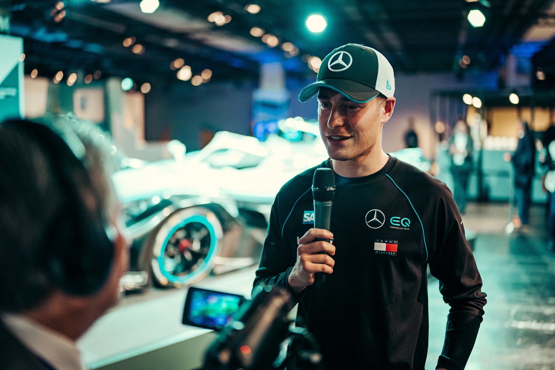 Stoffel Vandoorne Presentationen Mercedes-Benz EQ Formula E Team IAA Frankfurt Motor Show September 2019